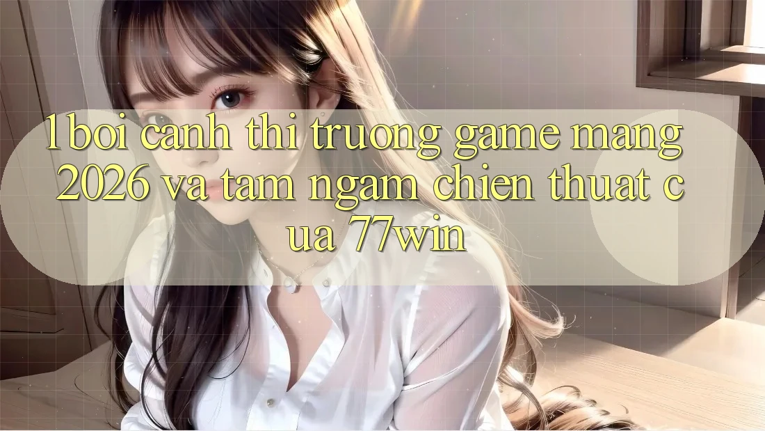 1. Bối Cảnh Thị Trường Game mạng 2026 Và Tầm Ngắm Chiến thuật Của 77win 1. Bối Cảnh Thị Trường Game mạng 2026 Và Tầm Ngắm Chiến thuật Của 77win