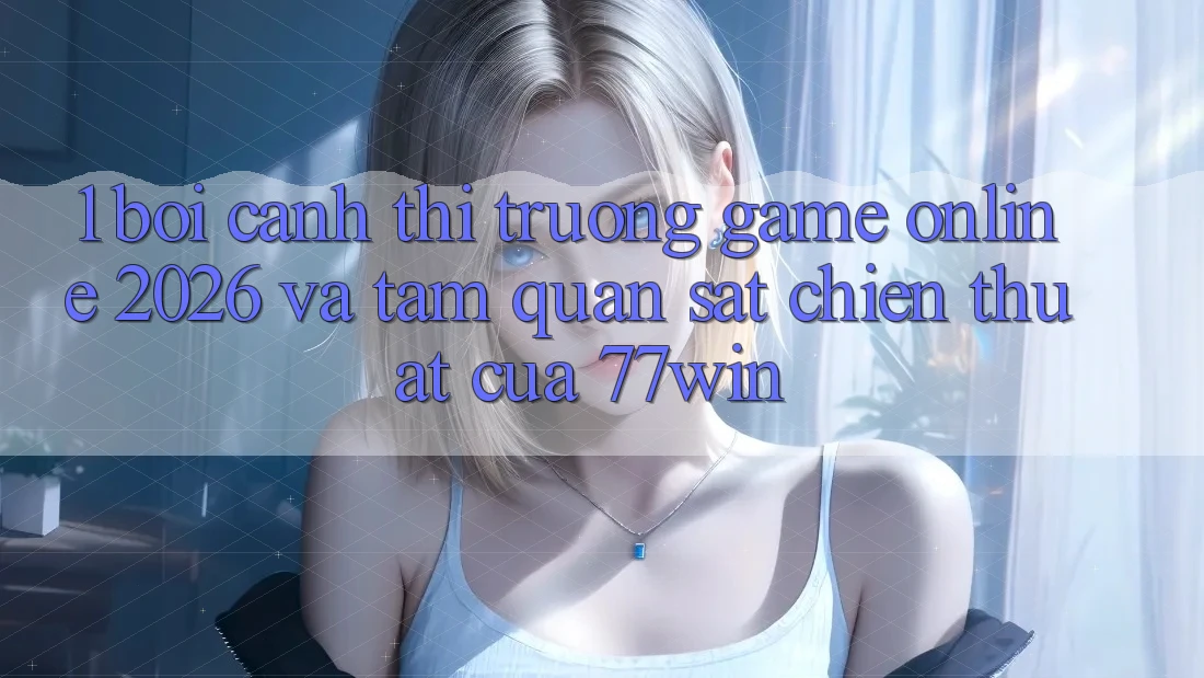 1. Bối Cảnh Thị Trường Game Online 2026 Và Tầm Quan sát Chiến thuật Của 77win 1. Bối Cảnh Thị Trường Game Online 2026 Và Tầm Quan sát Chiến thuật Của 77win