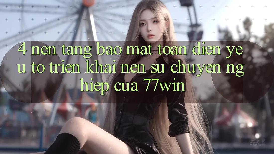 4. Nền tảng Bảo Mật Toàn Diện – Yếu Tố Triển khai Nên Sự Chuyên nghiệp Của 77win