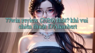 77win review (2026) thật khi vui chiến thuật D'Alembert