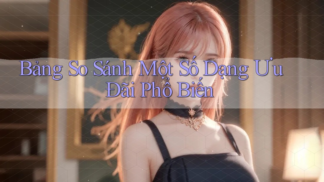 Bảng So Sánh Một Số Dạng Ưu Đãi Phổ Biến