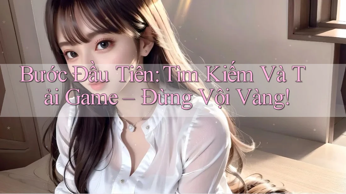 Bước Đầu Tiên: Tìm Kiếm Và Tải Game – Đừng Vội Vàng!