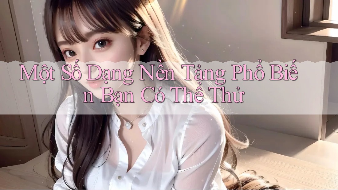 Một Số Dạng Nền Tảng Phổ Biến Bạn Có Thể Thử