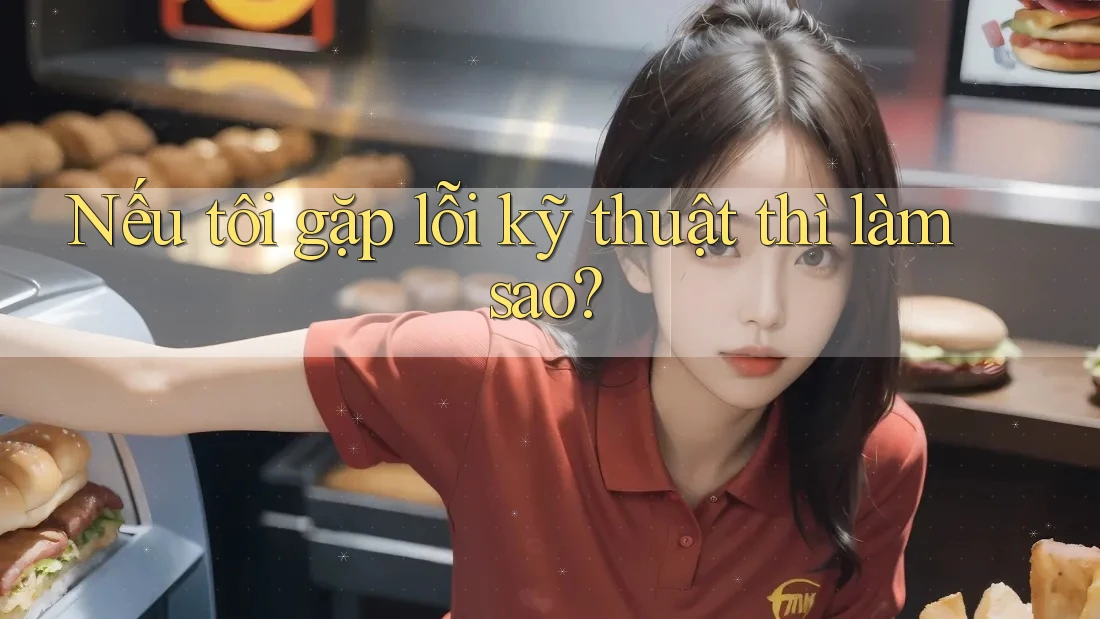 Nếu tôi gặp lỗi kỹ thuật thì làm sao?