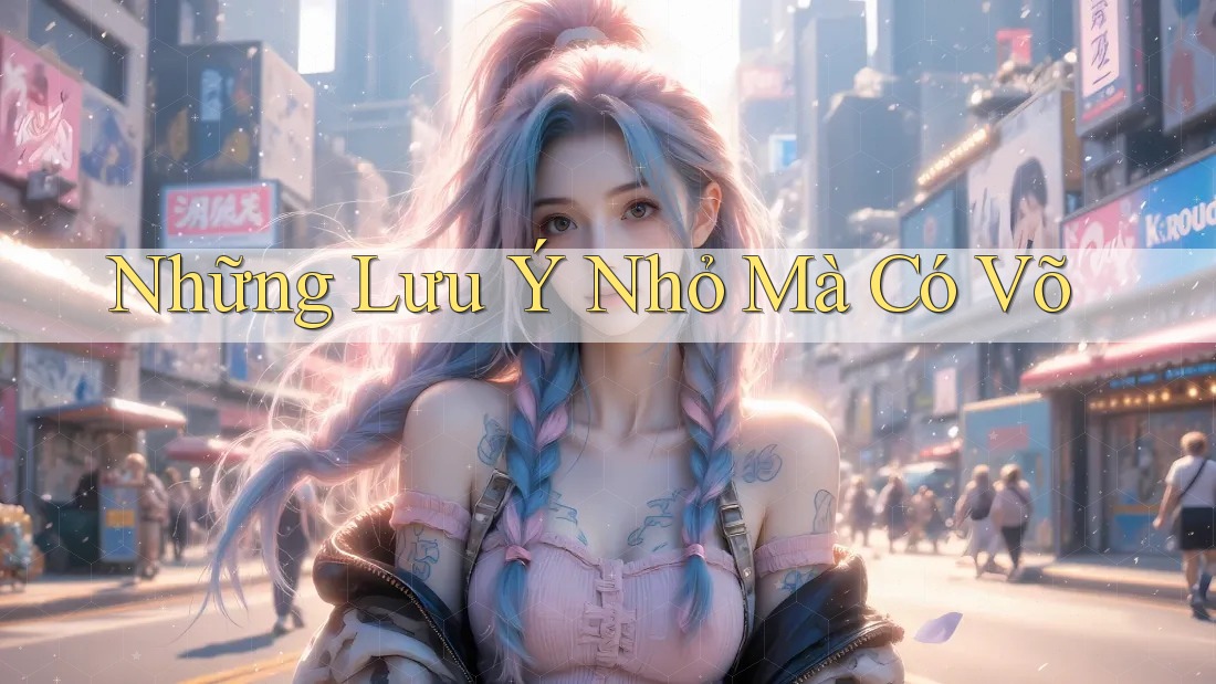 Những Lưu Ý Nhỏ Mà Có Võ