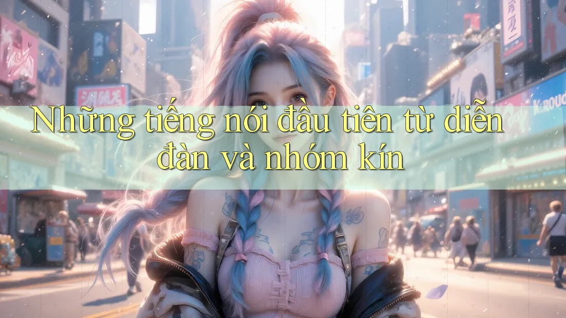 Những tiếng nói đầu tiên từ diễn đàn và nhóm kín Những tiếng nói đầu tiên từ diễn đàn và nhóm kín