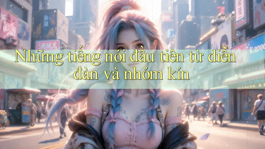 Những tiếng nói đầu tiên từ diễn đàn và nhóm kín Những tiếng nói đầu tiên từ diễn đàn và nhóm kín