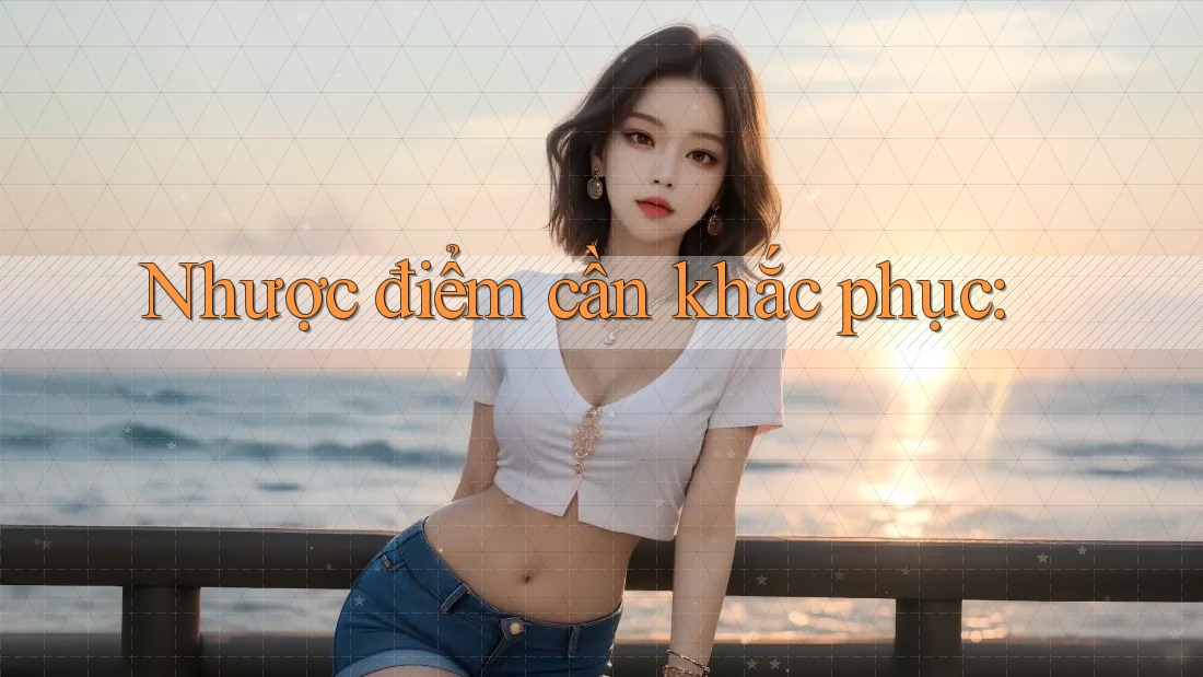 Nhược điểm cần khắc phục: