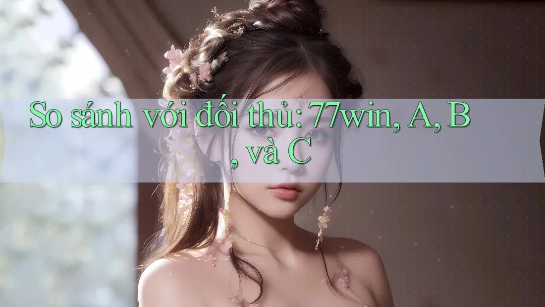 So sánh với đối thủ: 77win, A, B, và C So sánh với đối thủ: 77win, A, B, và C