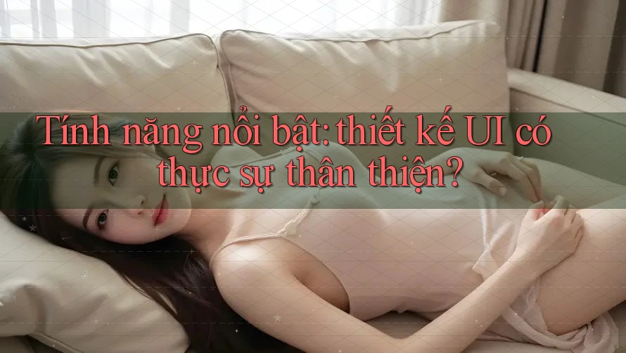 Tính năng nổi bật: thiết kế UI có thực sự thân thiện?