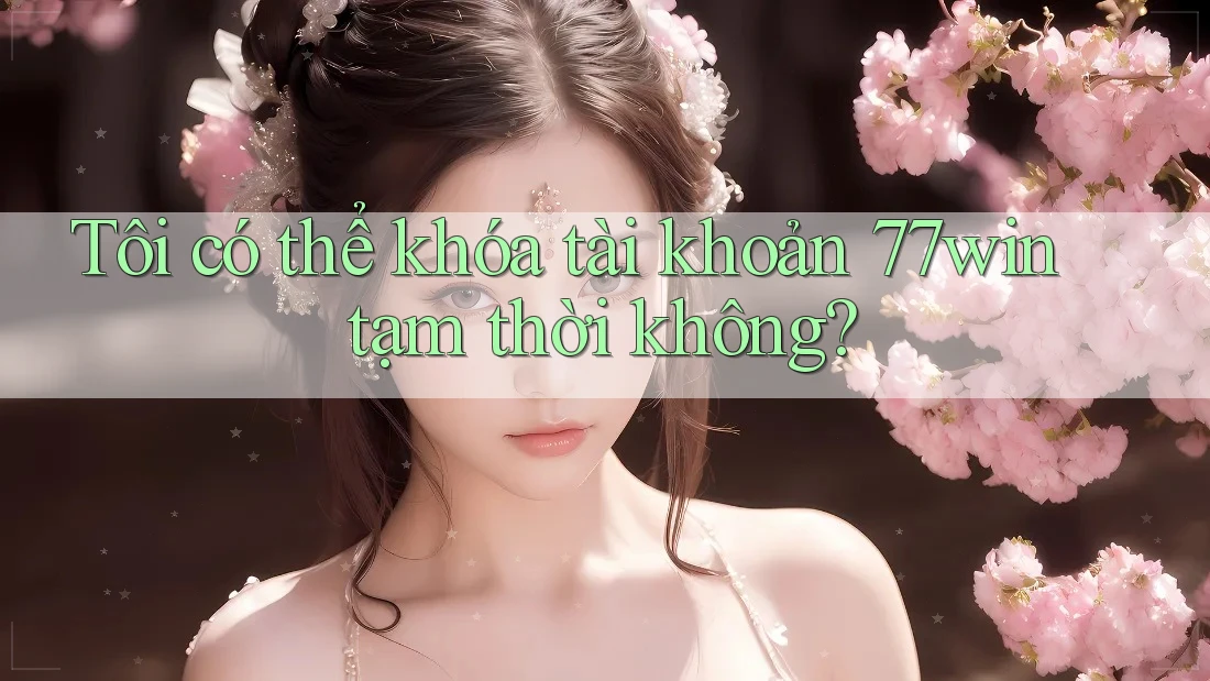 Tôi có thể khóa tài khoản 77win tạm thời không? Tôi có thể khóa tài khoản 77win tạm thời không?